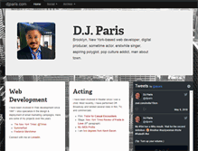 Tablet Screenshot of djparis.com